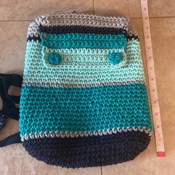 Handmade Backpack Bag Crochet Everyday‎ School Casual Women’s Girls Small - Picture 7 of 9